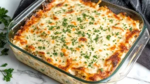 Cheesy Chicken Alfredo Lasagna