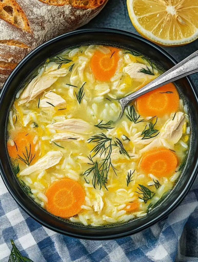 Greek Lemon Chicken Soup