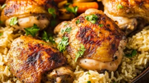 Oven Baked Chicken and Rice