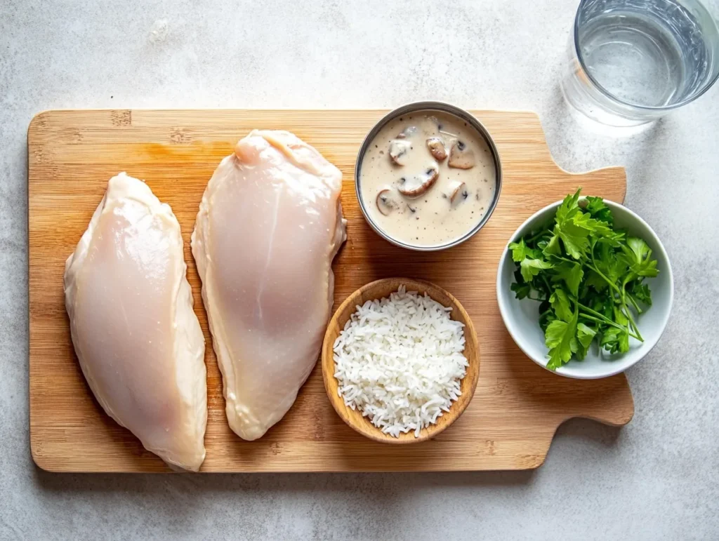 Oven Baked Chicken Oven Baked Chicken and Rice Ingredients
