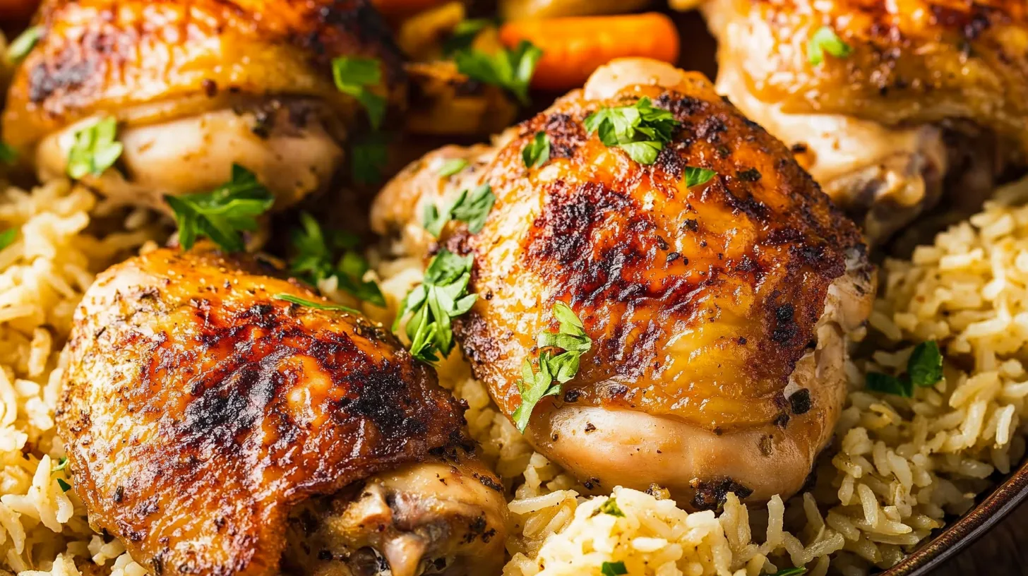 Oven Baked Chicken and Rice