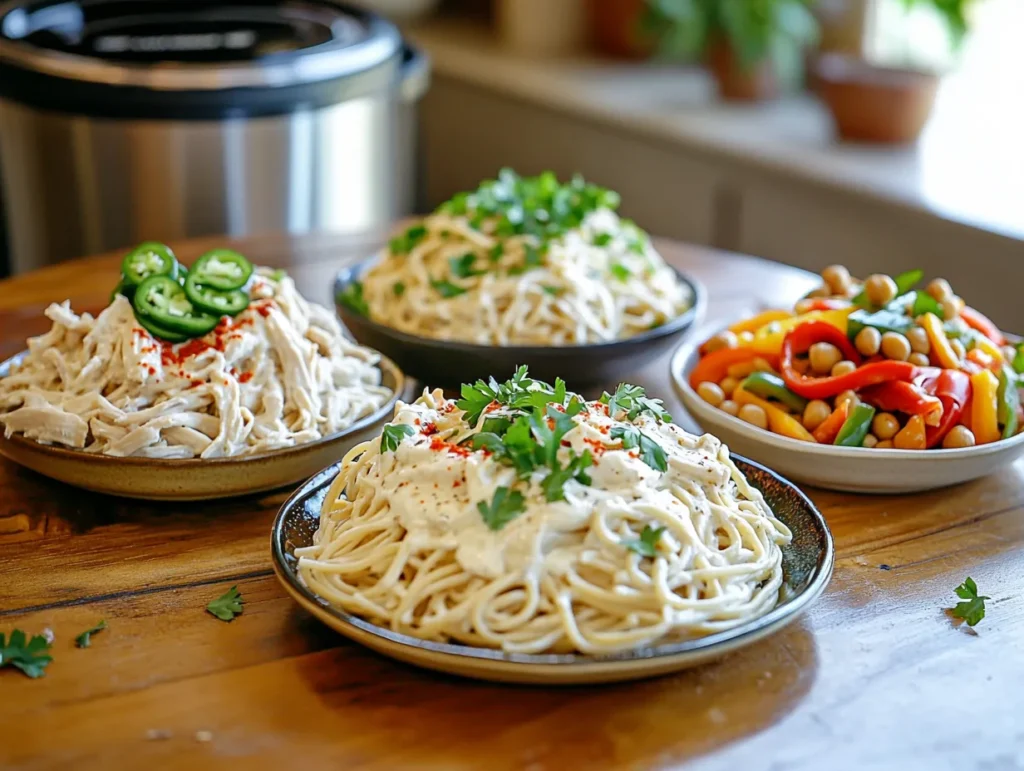 delicious crockpot chicken spaghetti variations delicious crockpot chicken spaghetti variations