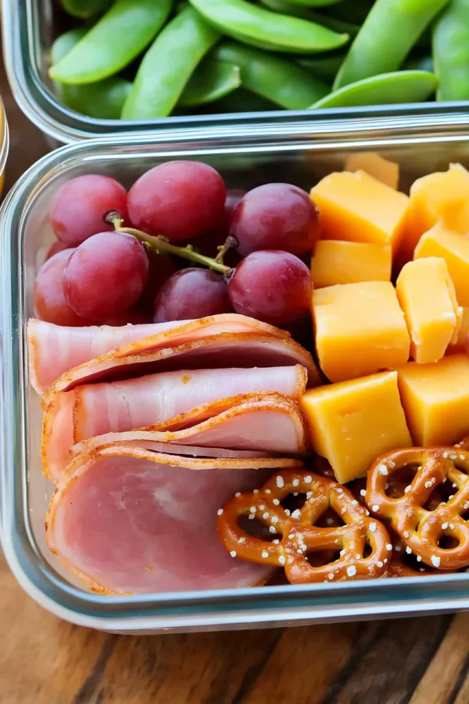 Homemade Lunchables - Ham and Cheese Lunchable – Easy Meal Prep Snack