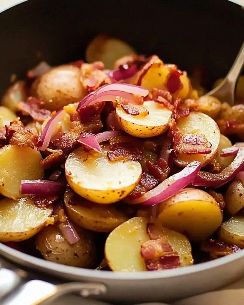 German Potato Salad Recipe Prep