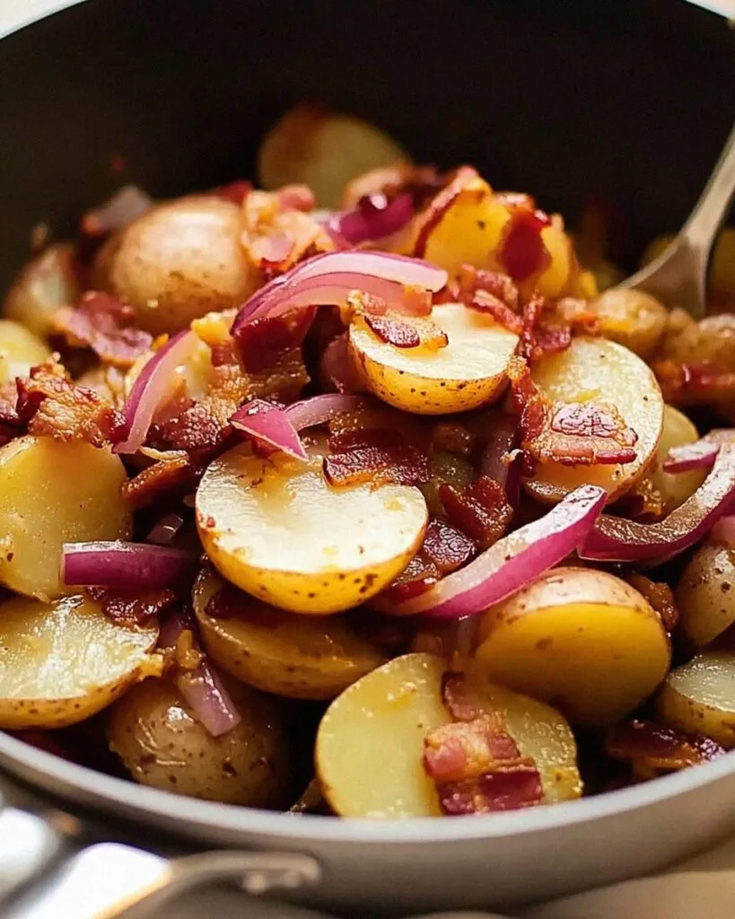 German Potato Salad Recipe Prep