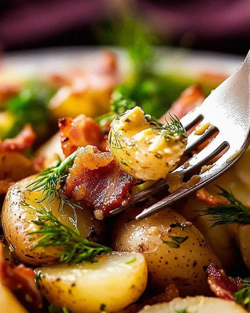 Perfect German Potato Salad with Bacon